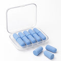 Lot de 10 paires de bouchons mousse bleus avec étui rigide