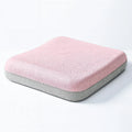 Coussin d'assise ergonomique à mémoire de forme rose poudré