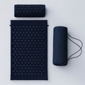Kit d'Acupression 3 Pièces : Tapis + Coussin + Sac · Bleu nuit , packshot coloris bleu nuit