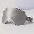 Masque de nuit en soie de mûrier gris argent Reposia