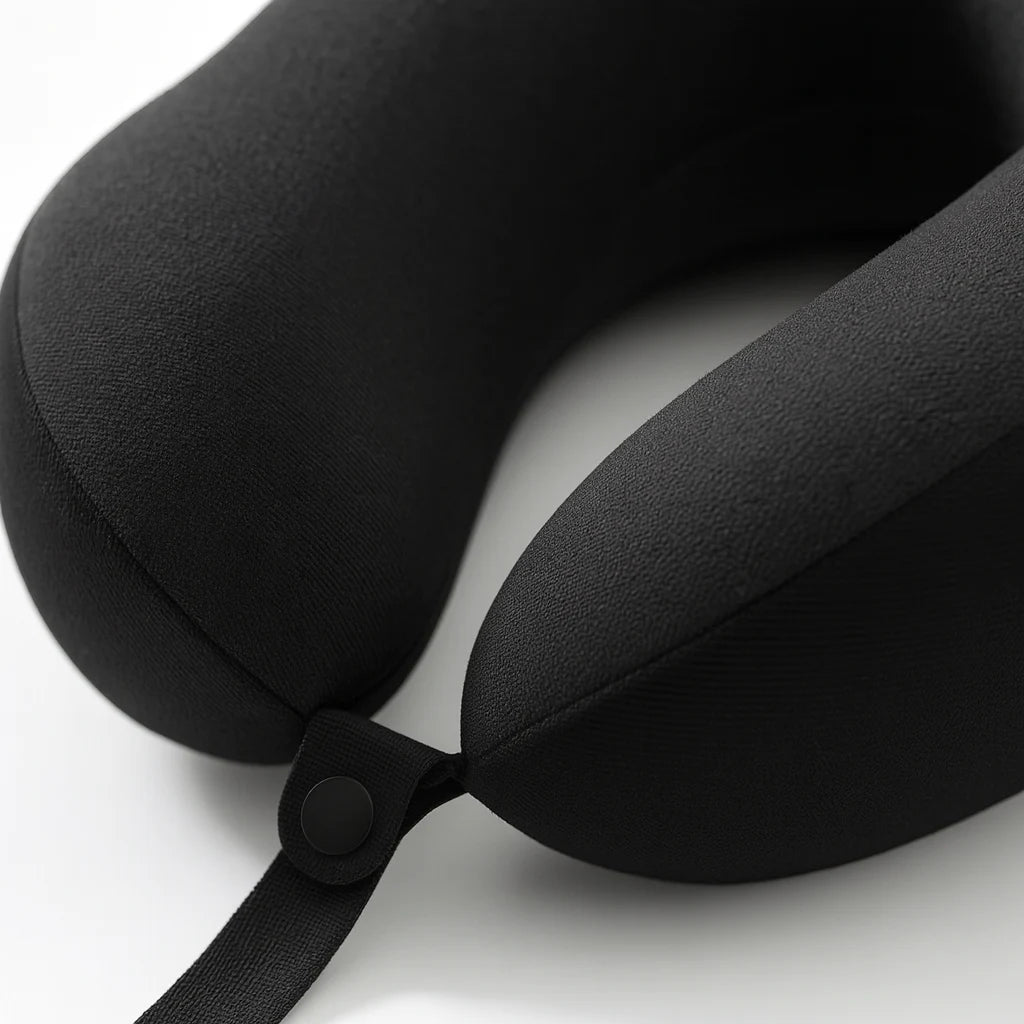 Détail de la mousse à mémoire de forme, coloris noir